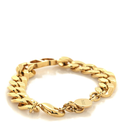 Christian Dior Brass CD Icon Chain Bracelet Gold 3 of 4