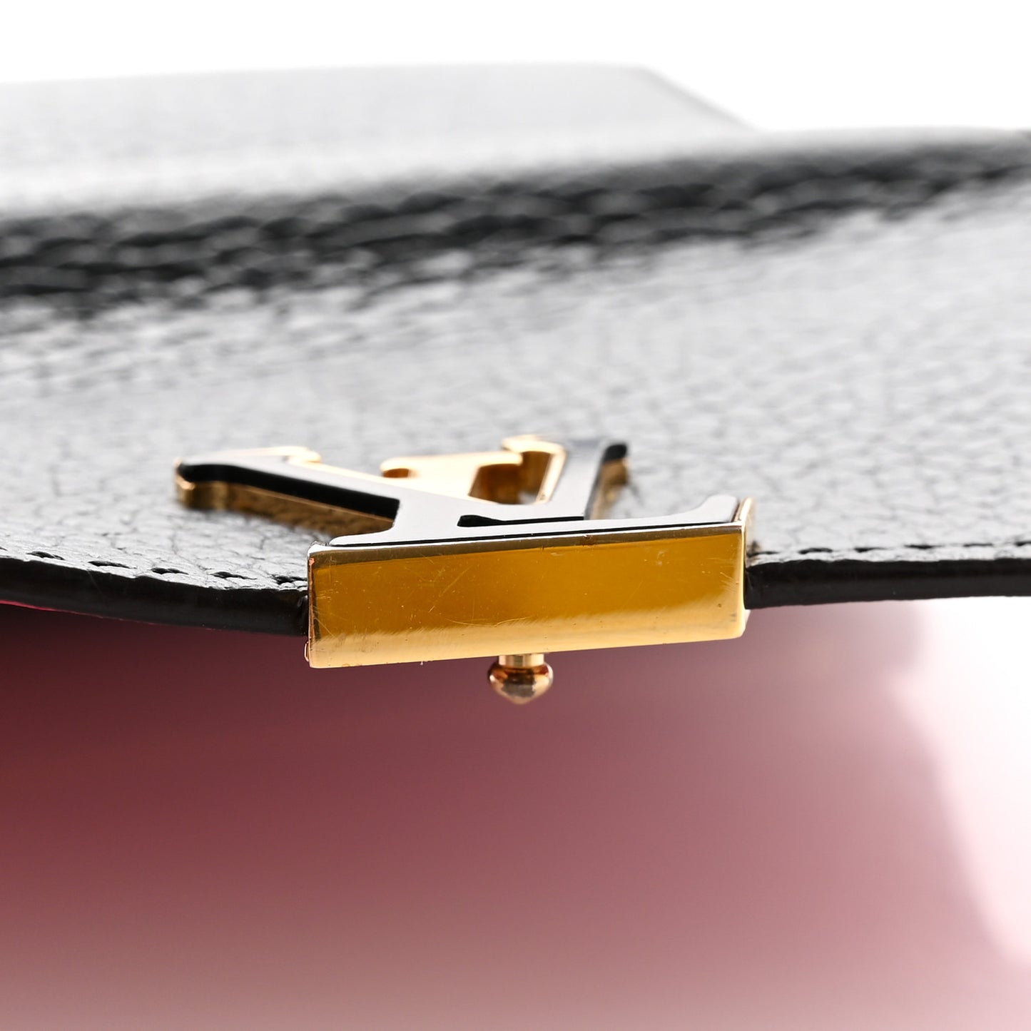 Taurillon Capucines Compact Wallet Black