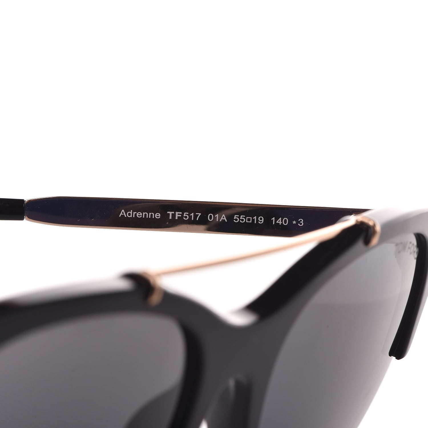 Tom Ford Adrenne Sunglasses TF517 Black 6 of 8