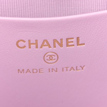 Chanel Shiny Crumpled Calfskin Quilted Nano 31 Shopping Bag Light Pink 6 of 10