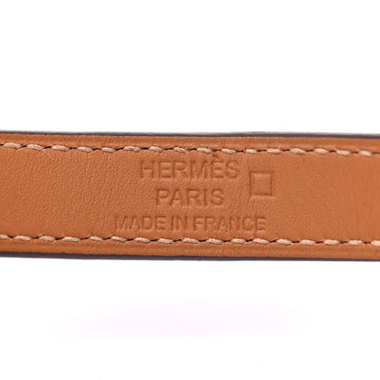 Hermes Shiny Alligator Kelly Double Tour Bracelet T2 Bougainvillea 3 of 4
