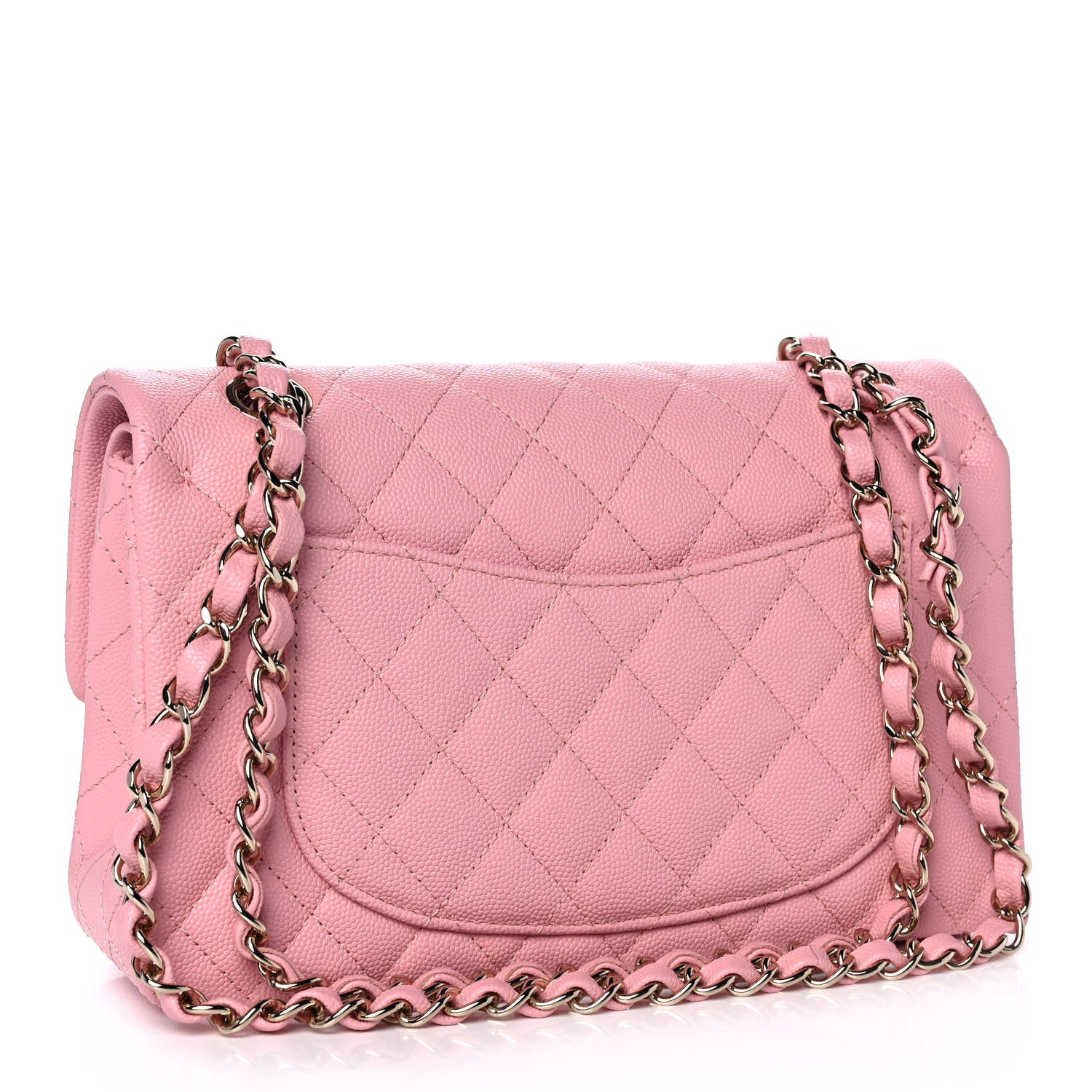 Chanel Caviar Quilted Small Double Flap Pink 3 of 12