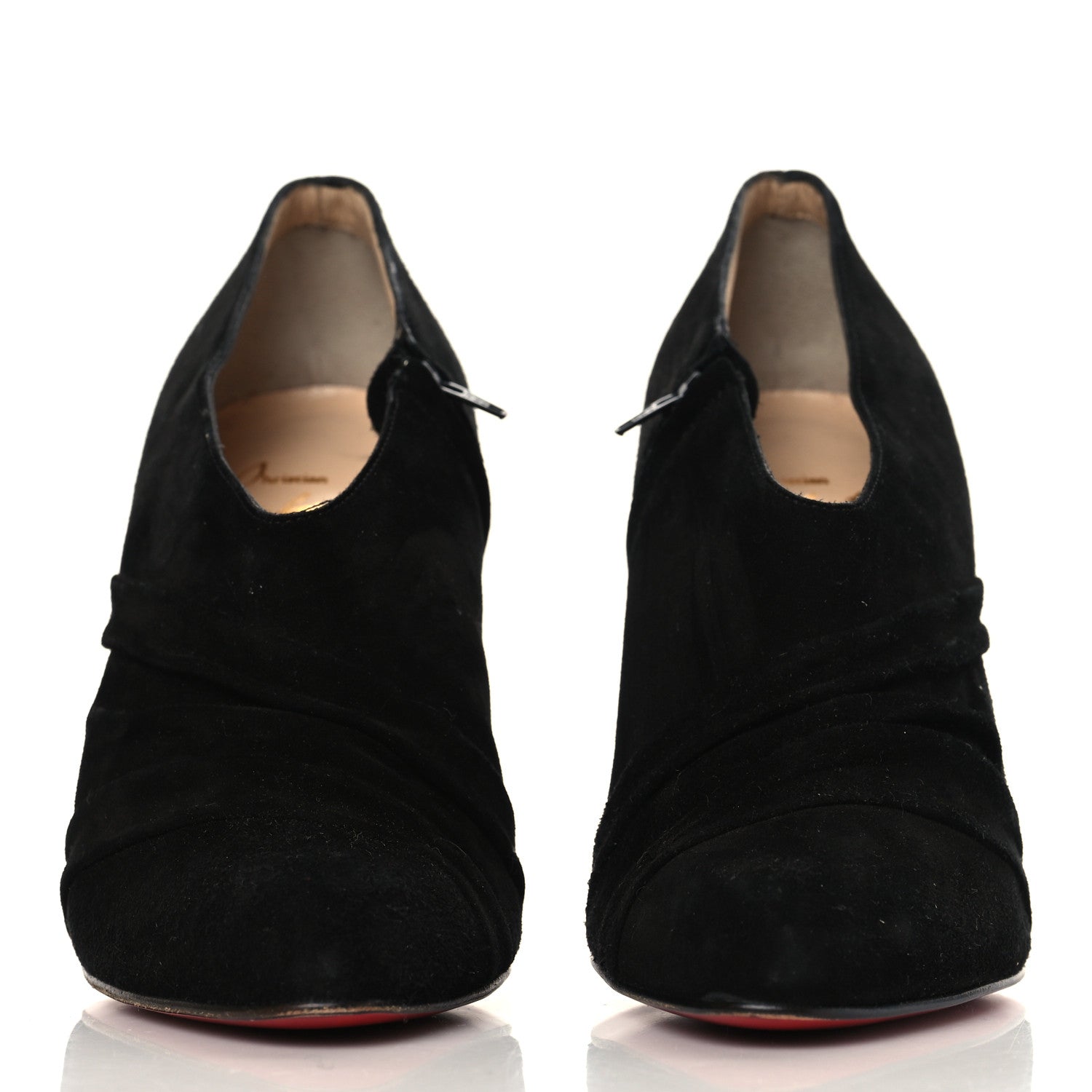 Christian Louboutin Veau Velours Metallika 100 Ankle Boots 37.5 Black 3 of 12