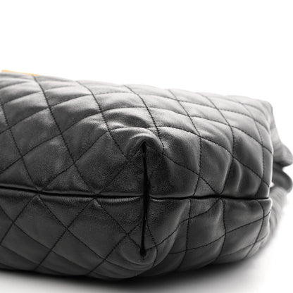 Saint Laurent Lambskin Quilted Maxi Icare Shopping Tote Black 12 of 12
