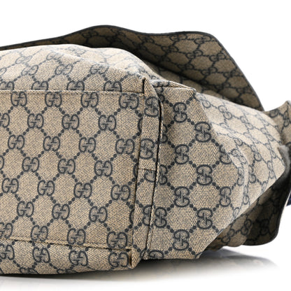 Gucci GG Plus Monogram Messenger Diaper Bag Navy 11 of 13