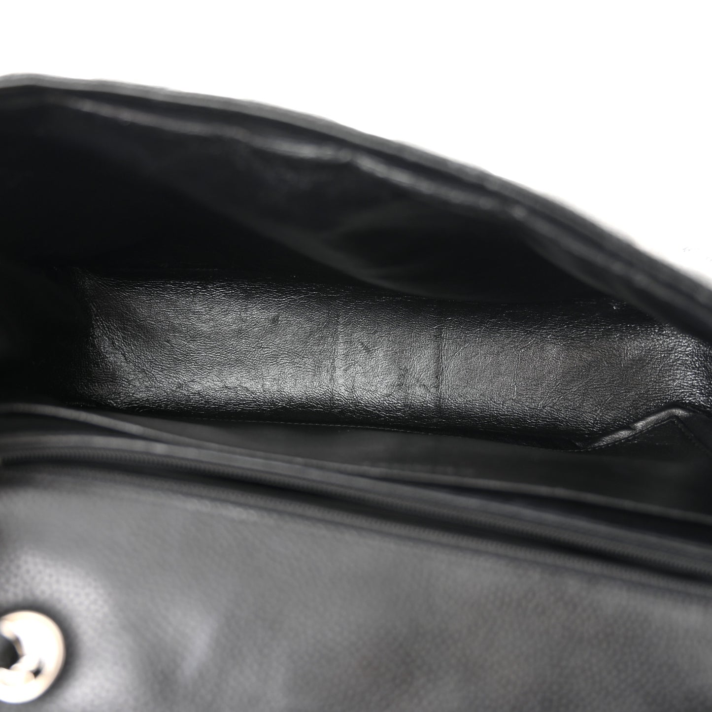 Caviar Quilted Jumbo Single Flap Black