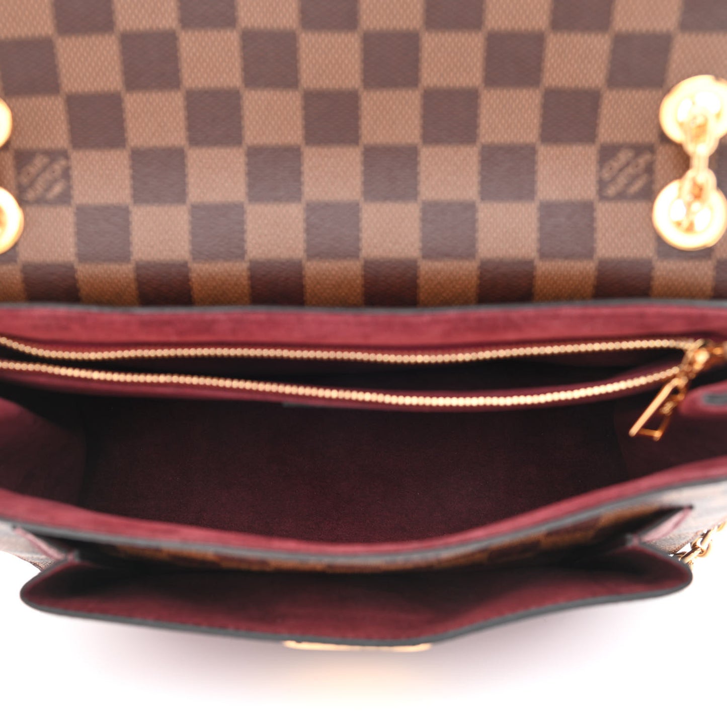 Damier Ebene Vavin PM Bordeaux