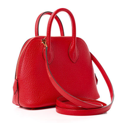 Hermes Chevre Mysore Mini 1923 Bolide Rouge De Coeur 3 of 10