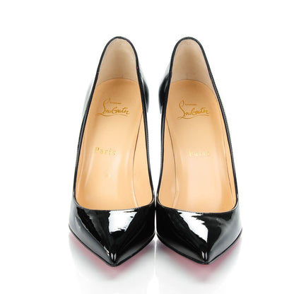 Christian Louboutin Patent Pigalle Follies 100 Pumps 38 Black 2 of 7