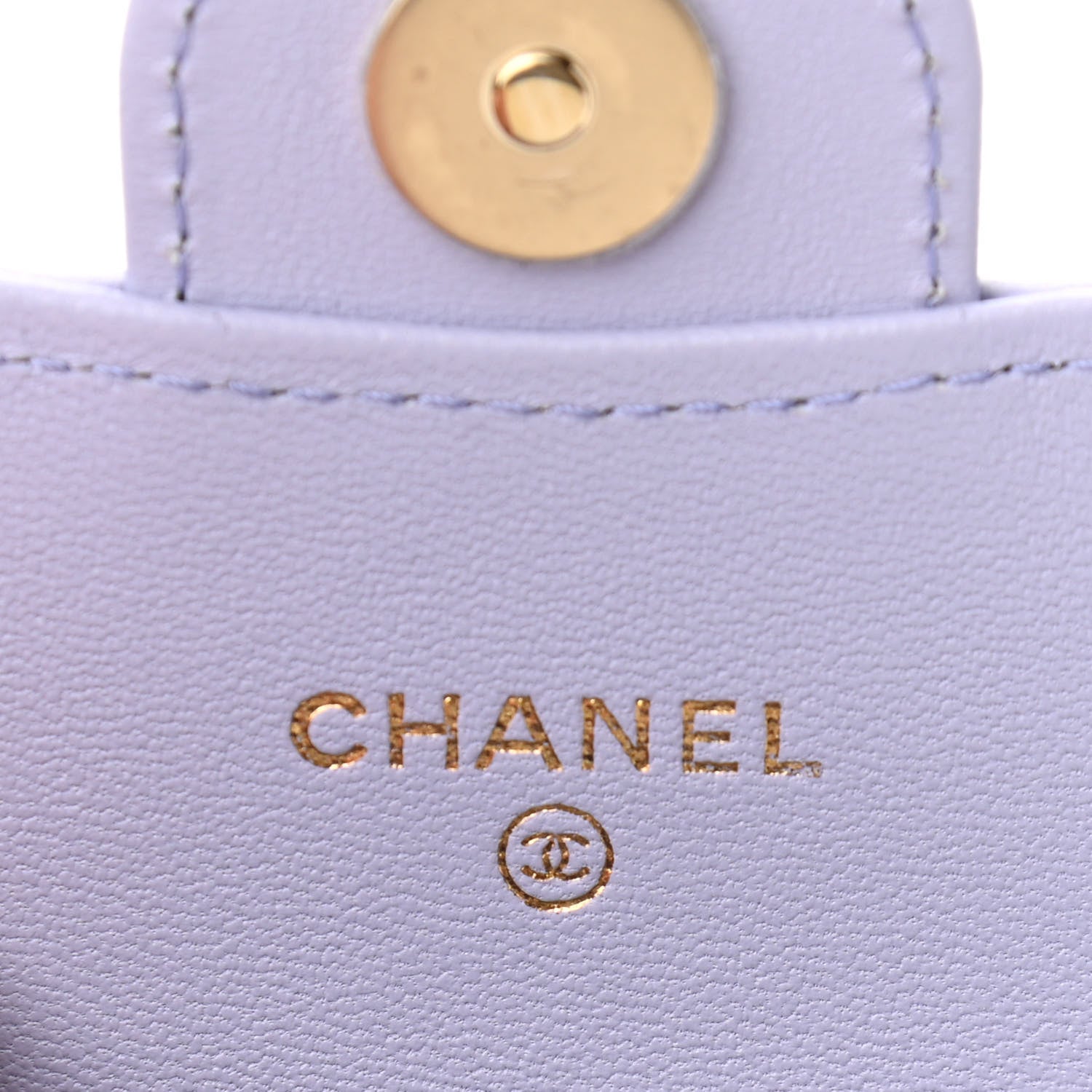 Chanel Lambskin Quilted Flap Bow Chain Waist Bag Purple 7 of 11