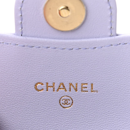 Chanel Lambskin Quilted Flap Bow Chain Waist Bag Purple 7 of 11