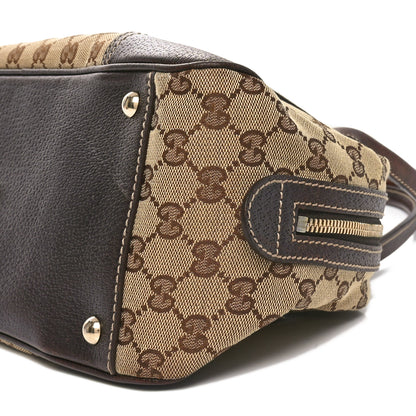 Gucci Monogram Small Princy Satchel Dark Brown 10 of 10