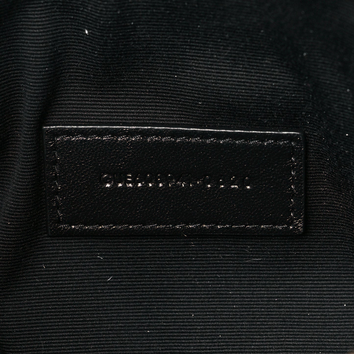 Grained Lambskin Quilted Mini Becky Double Zip Bag Black