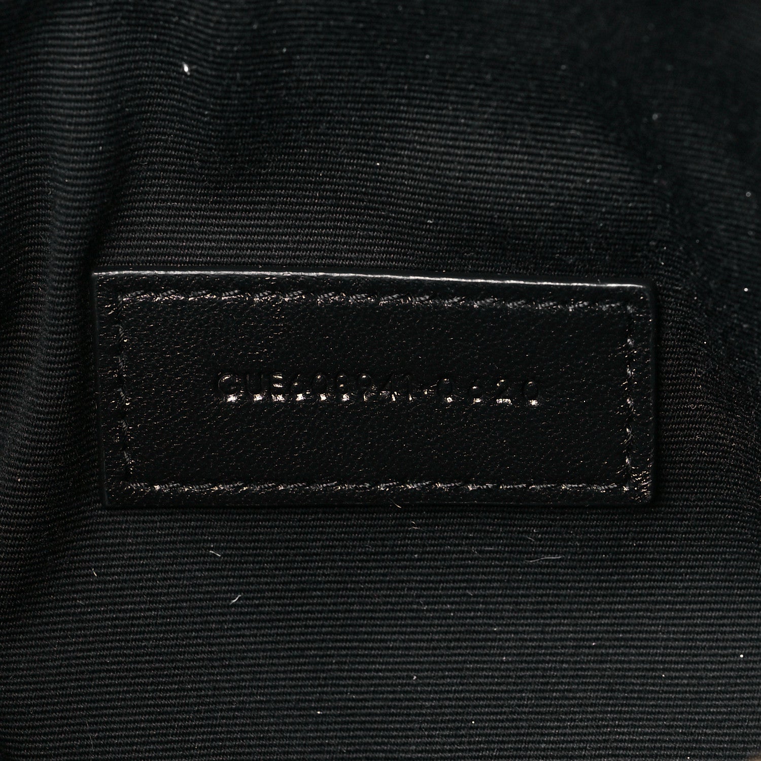 Saint Laurent Grained Lambskin Quilted Mini Becky Double Zip Bag Black 9 of 11