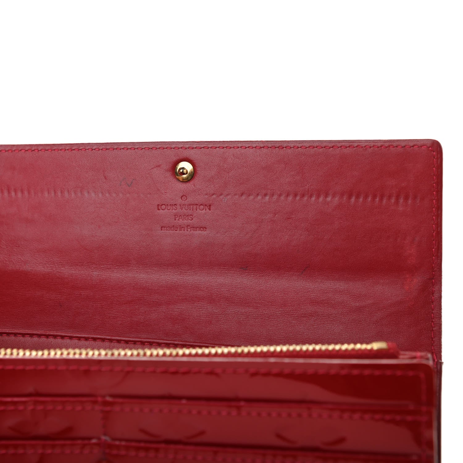Louis Vuitton Vernis Sarah Wallet Pomme D'Amour 7 of 9