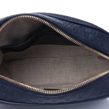 Gucci Soft Microguccissima Mini Bree Messenger Bag Blue 4 of 4