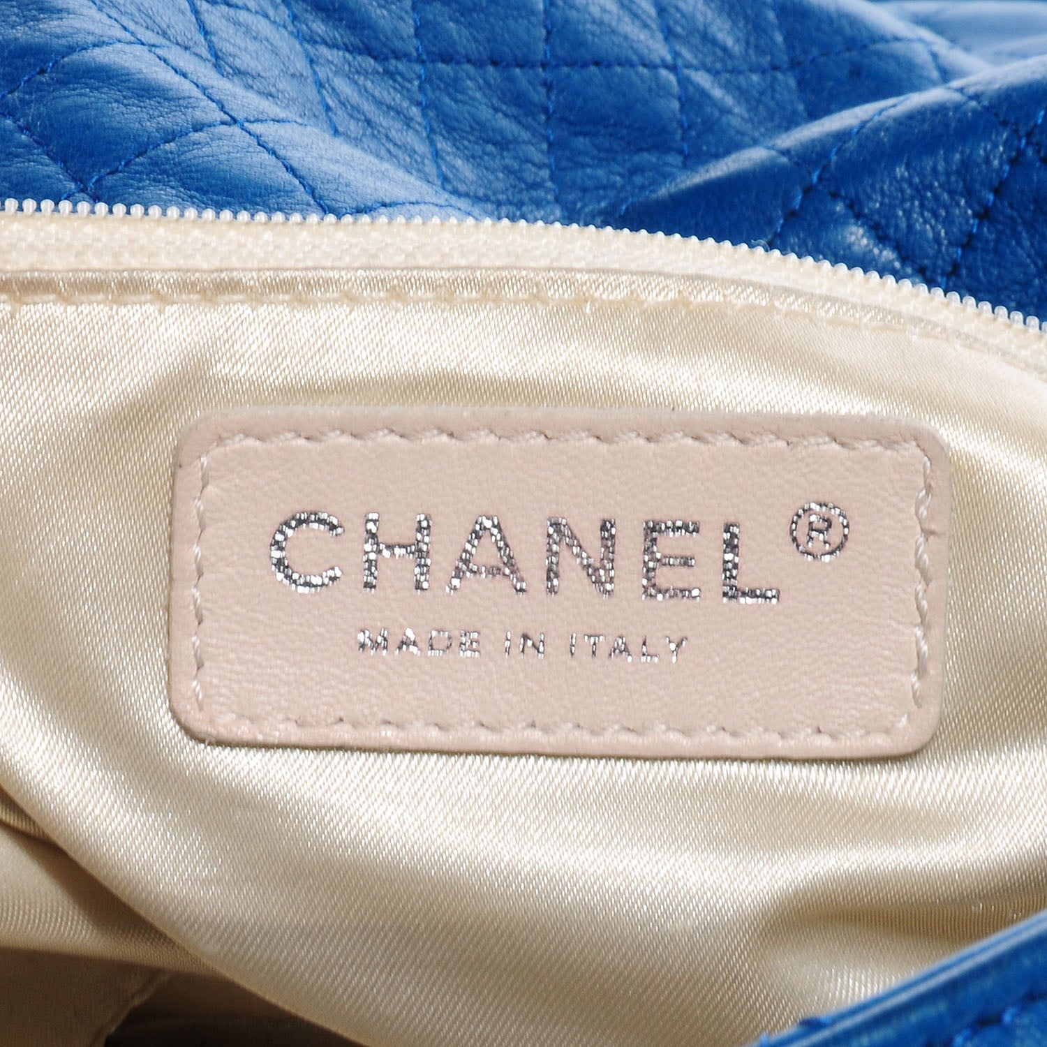Chanel Lambskin Soft and Chain Large Flap Blue 7 of 8