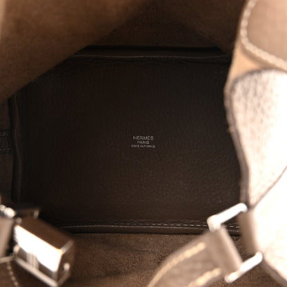 Hermes Taurillon Clemence Picotin Lock 18 PM Etoupe 5 of 16
