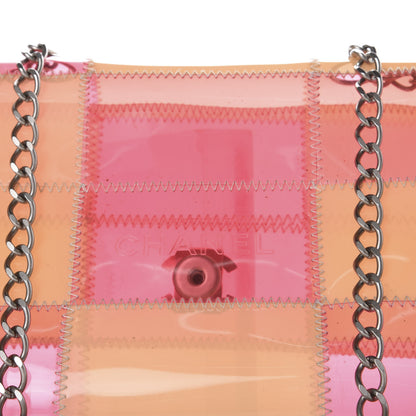 Chanel PVC Stitched Flap Beige Pink 10 of 11