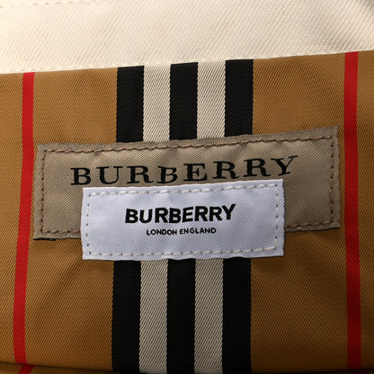 Burberry Cotton Canvas Calfskin Kingdom Print Tote Black 6 of 9