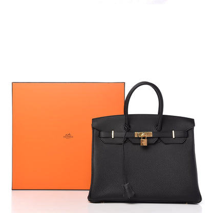 Hermes Togo Birkin 35 Black 11 of 11