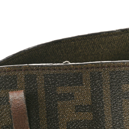 Fendi Zucca Spalmati Medium Roll Tote Tobacco Moro 16 of 19