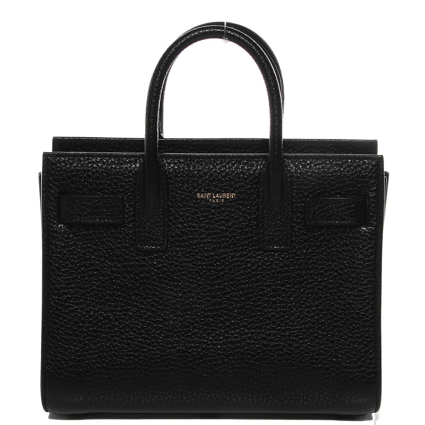 Grained Calfskin Nano Sac De Jour Black