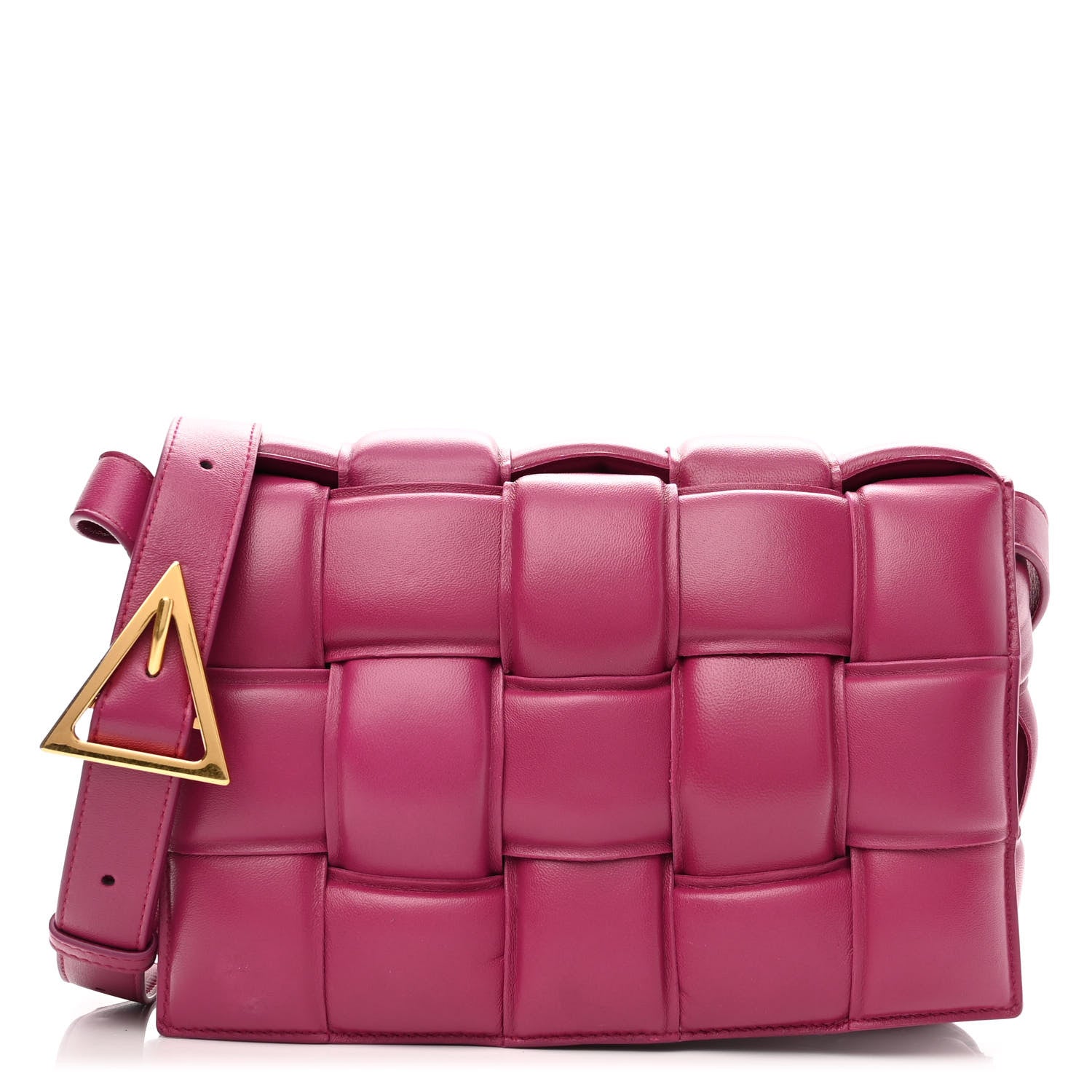 Bottega Veneta Nappa Maxi Intreccio Padded Cassette Crossbody Bag Cinnabar 1 of 9