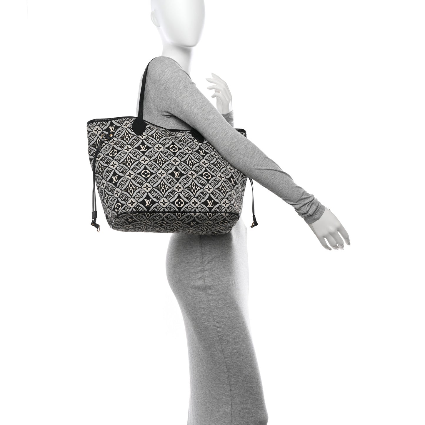 Jacquard Since 1854 Neverfull MM Grey