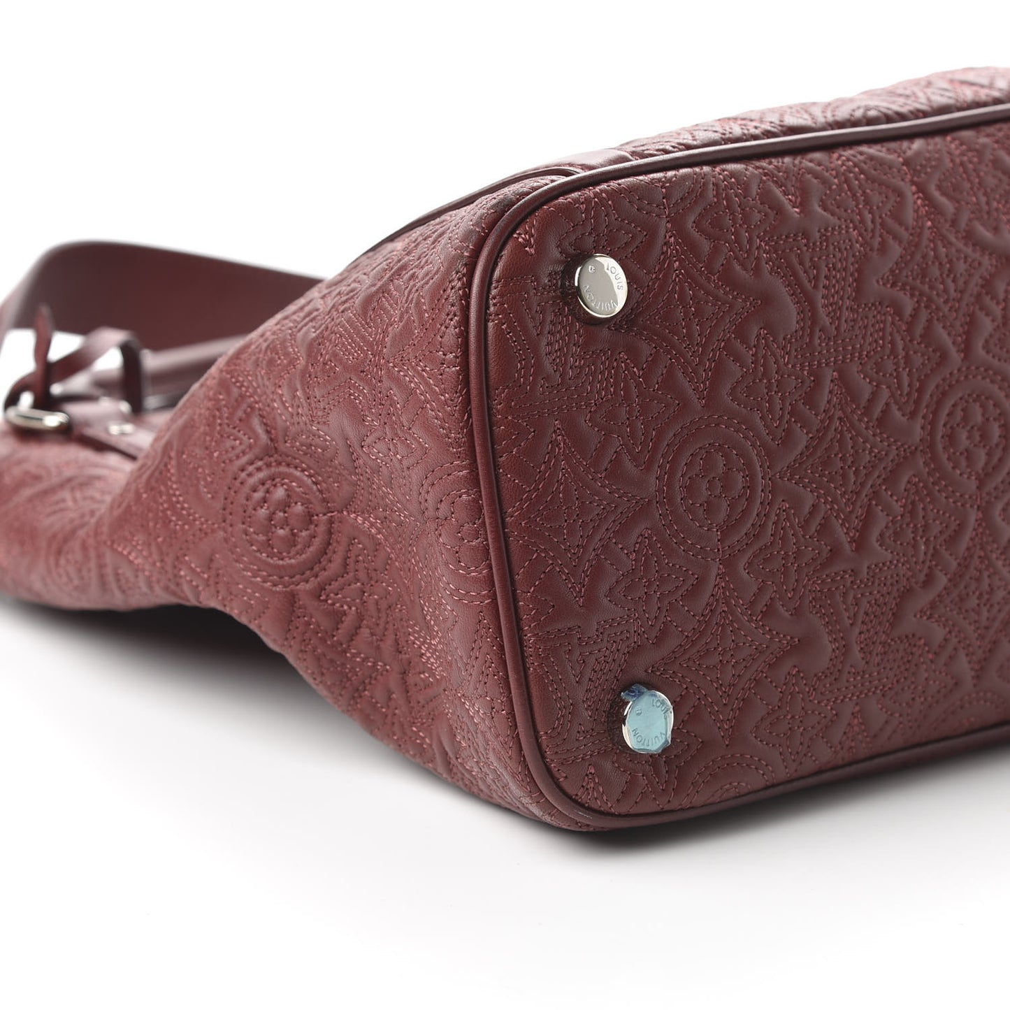 Monogram Lambskin Antheia Ixia MM Fuchsia