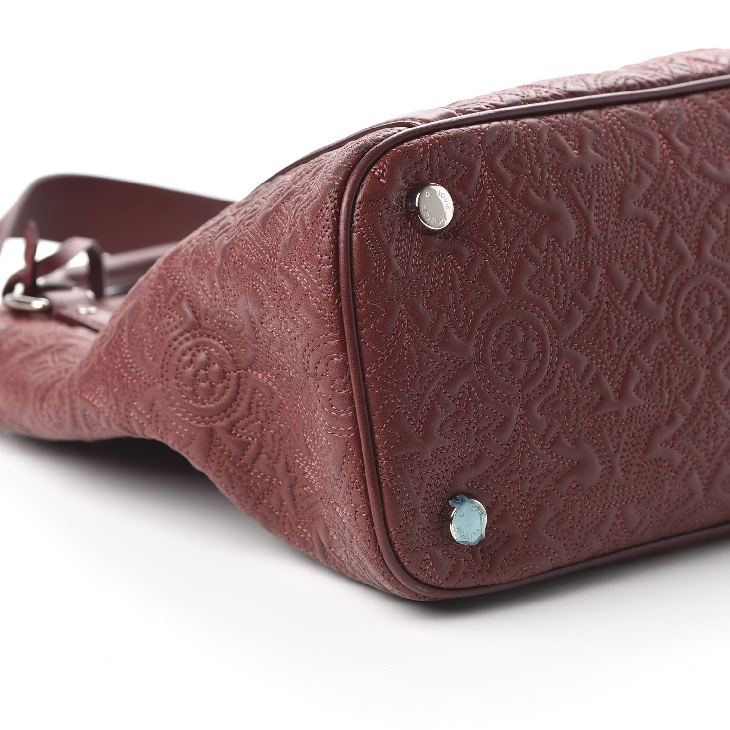 Louis Vuitton Monogram Lambskin Antheia Ixia MM Fuchsia 7 of 10