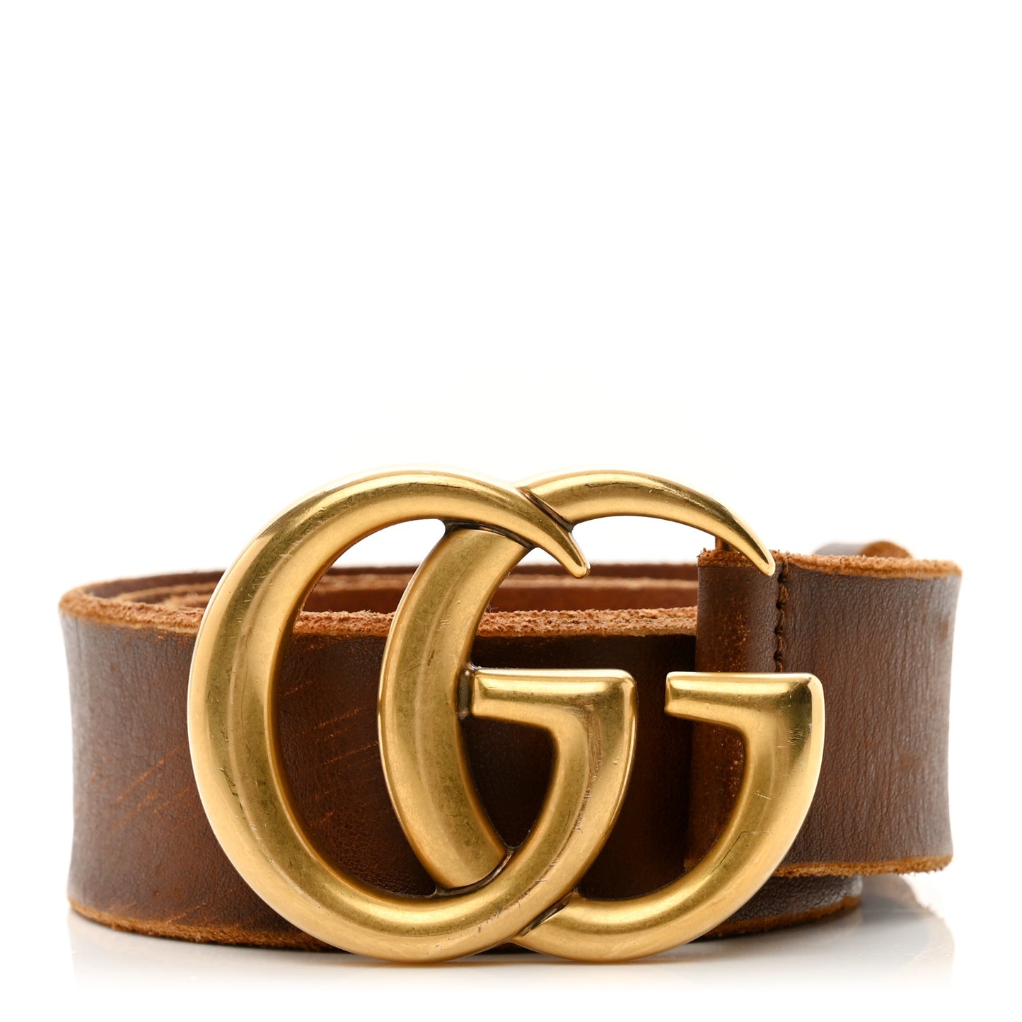 Faded Calfskin Double G 40mm Belt 80 32 Cuir
