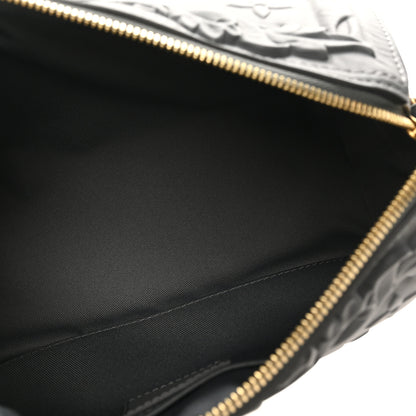 Louis Vuitton Calfskin Debossed Monogram Versailles City Keepall Dark Shadow Grey 5 of 9