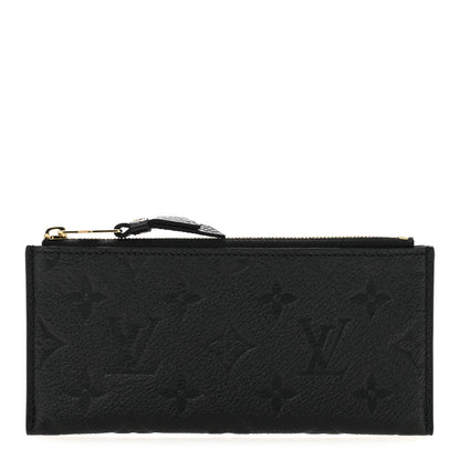 Louis Vuitton Empreinte Josephine Wallet Zippered Insert Black 1 of 9