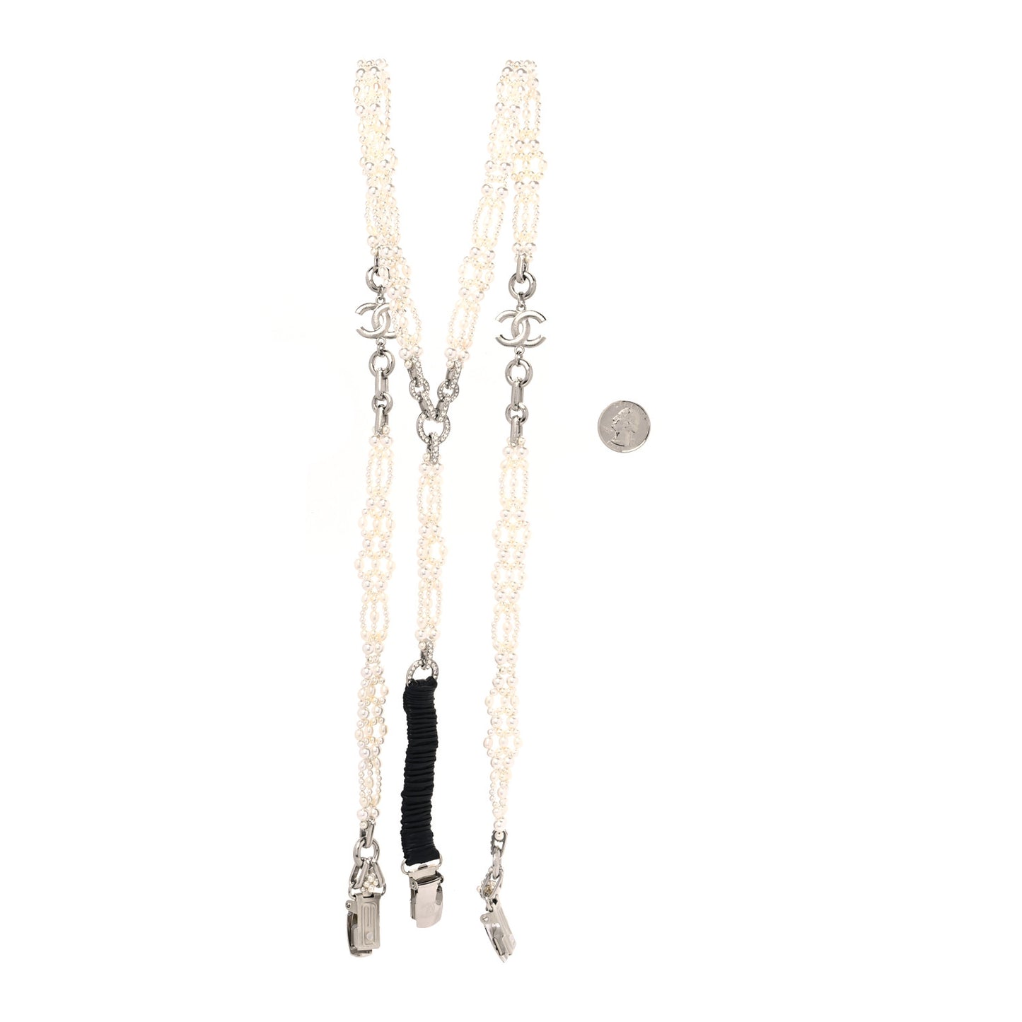 Crystal Pearl Suspenders