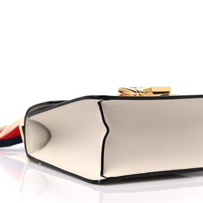 Gucci Calfskin Mini Sylvie Chain Shoulder Bag White 9 of 14