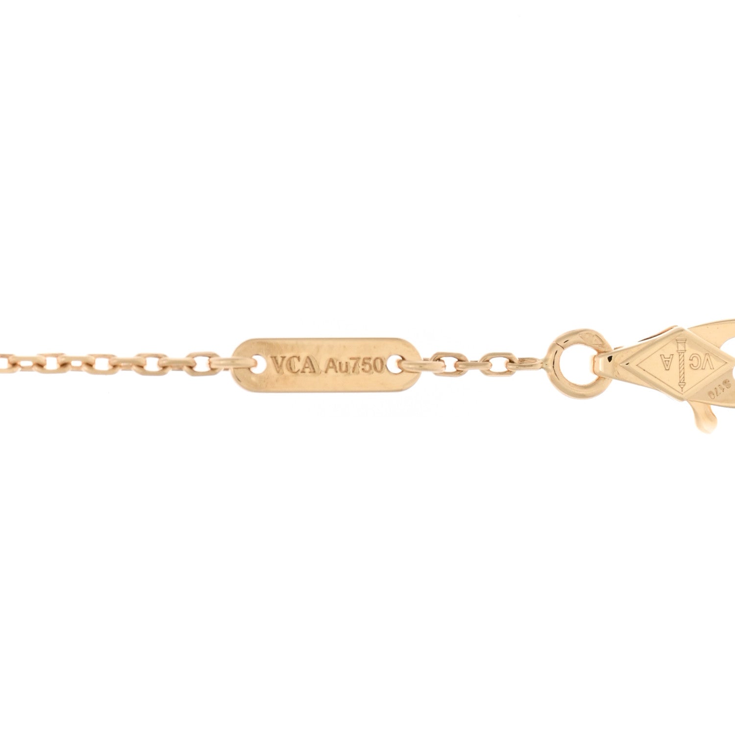 Van Cleef & Arpels 18K Yellow Gold Mother of Pearl Sweet Alhambra Bracelet 4 of 5
