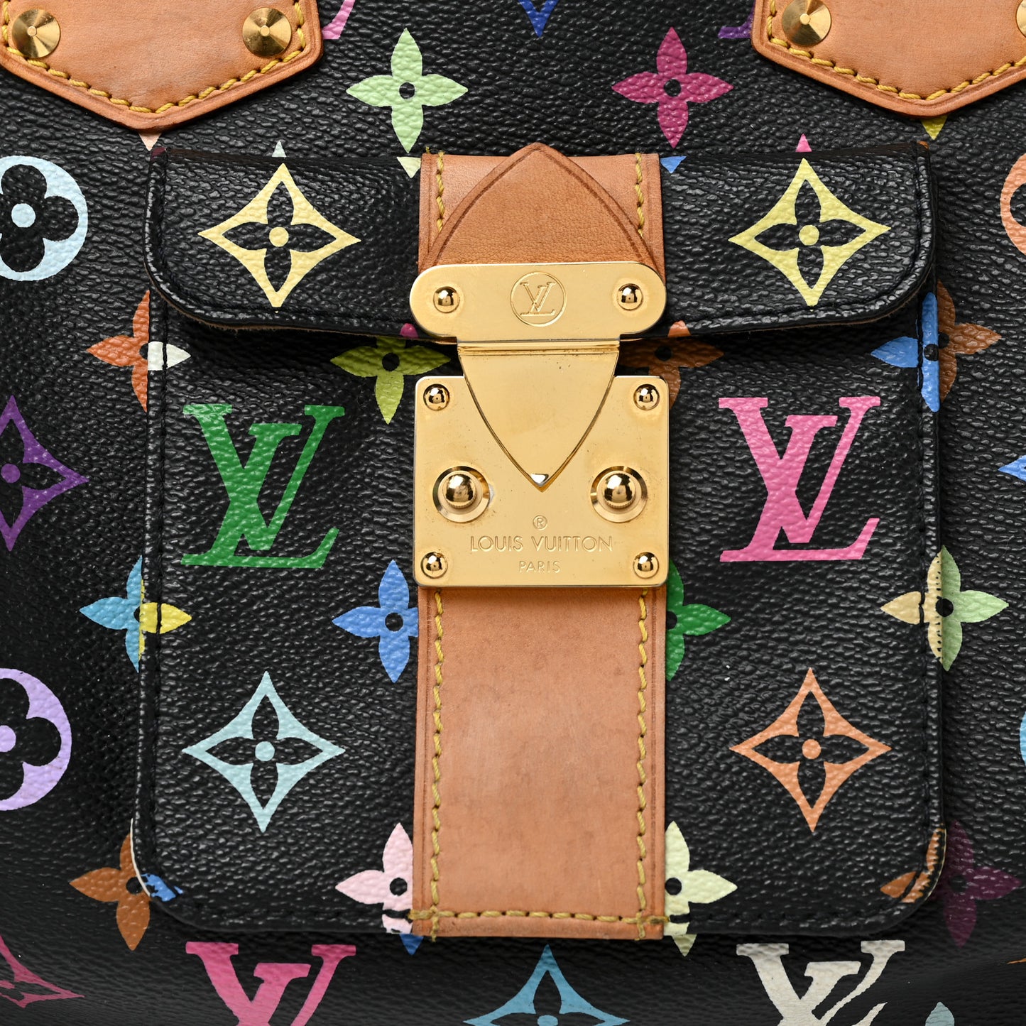 Monogram Multicolor Speedy 30 Black