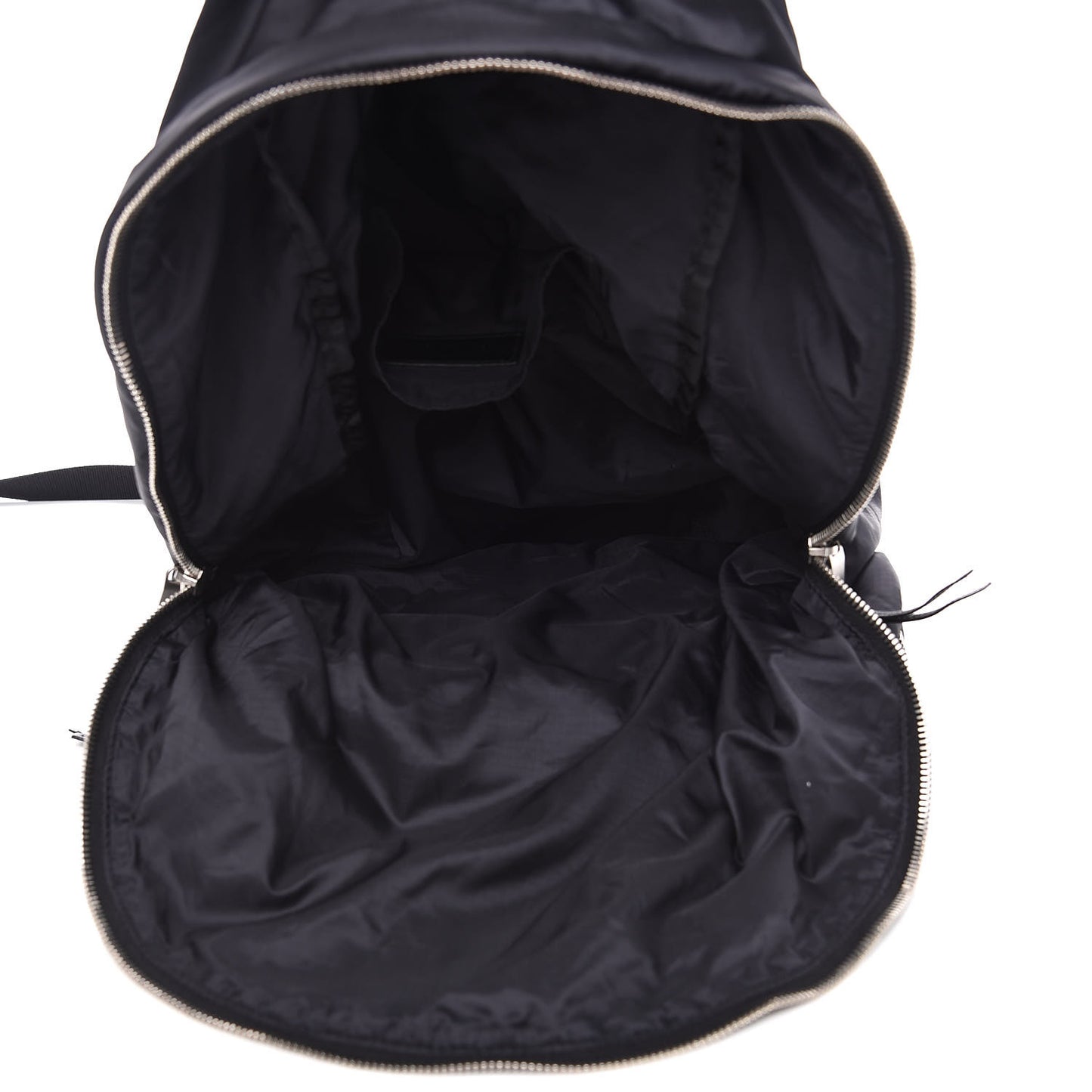 Nylon City Fold Up Backpack Belt Bag Black