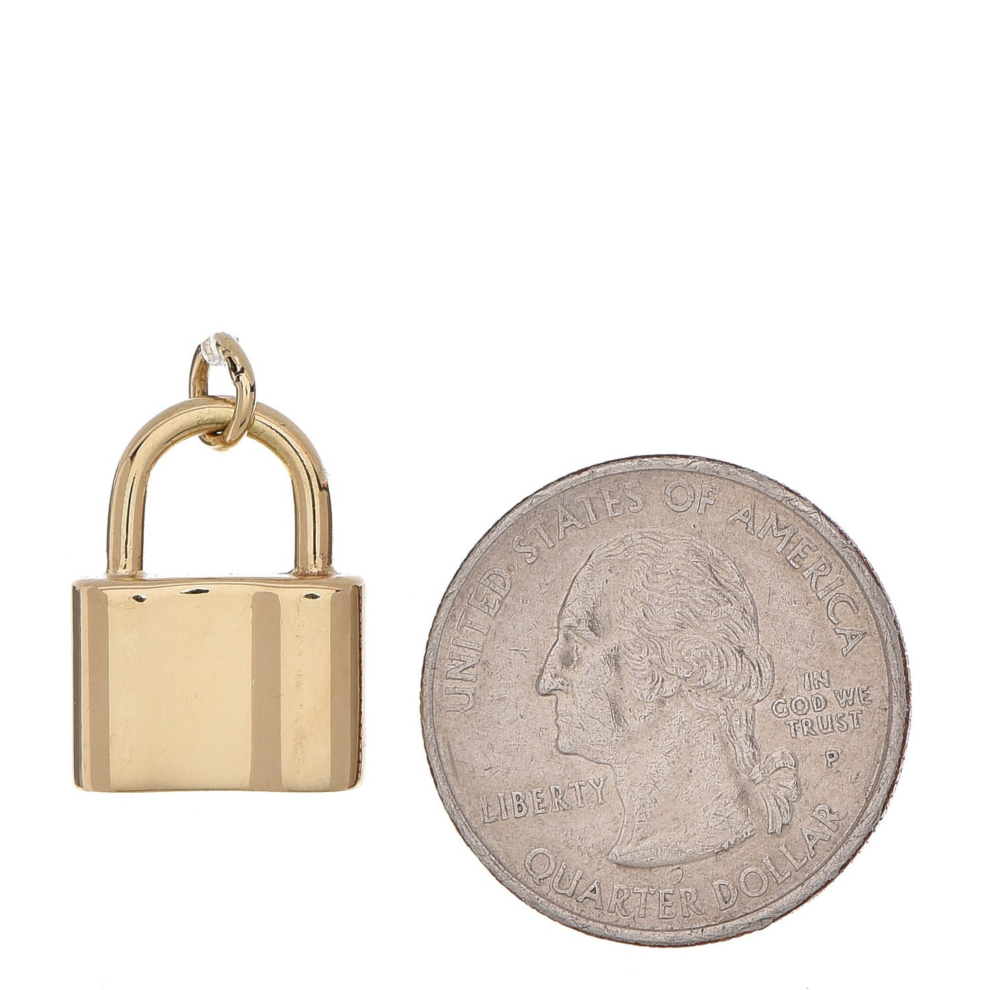 18K Yellow Gold 1837 Lock Charm