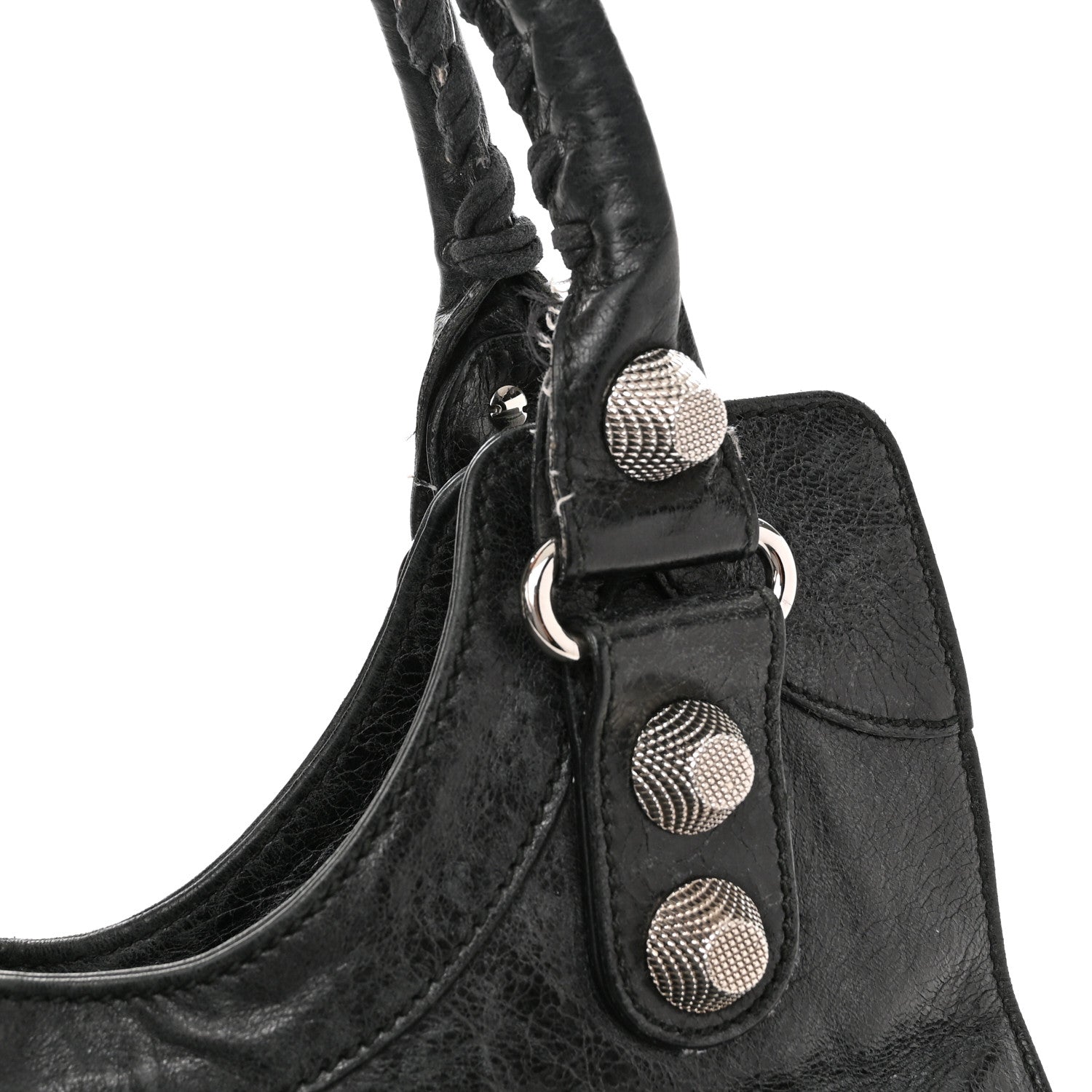 Balenciaga Agneau Giant 21 Silver Hardware Folder Black 14 of 16