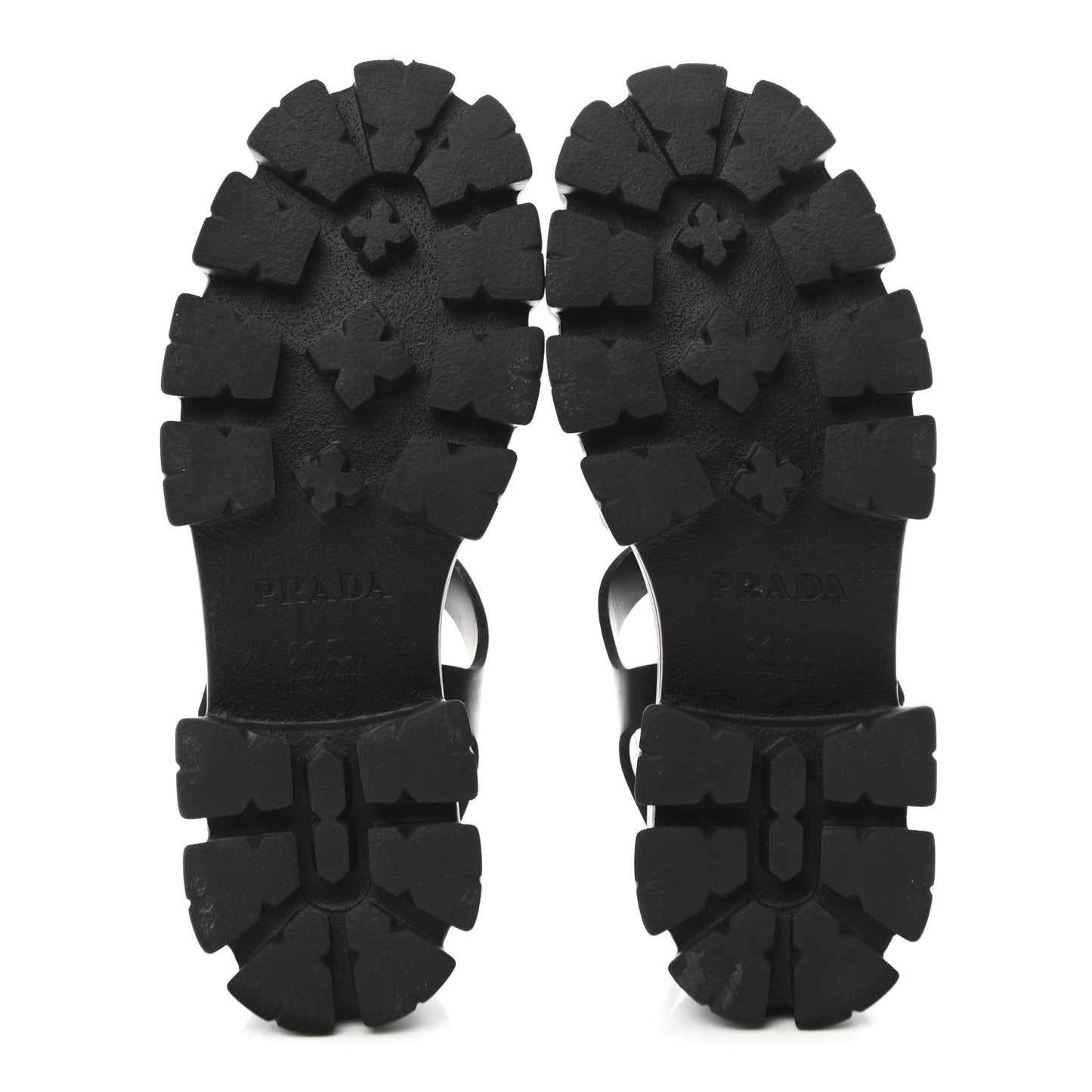 Foam Rubber Triangle Logo Monolith 55mm Cage Sandals 40 Black