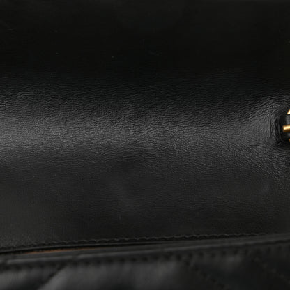 Gucci Calfskin Matelasse Super Mini GG Marmont Shoulder Bag Black 13 of 13