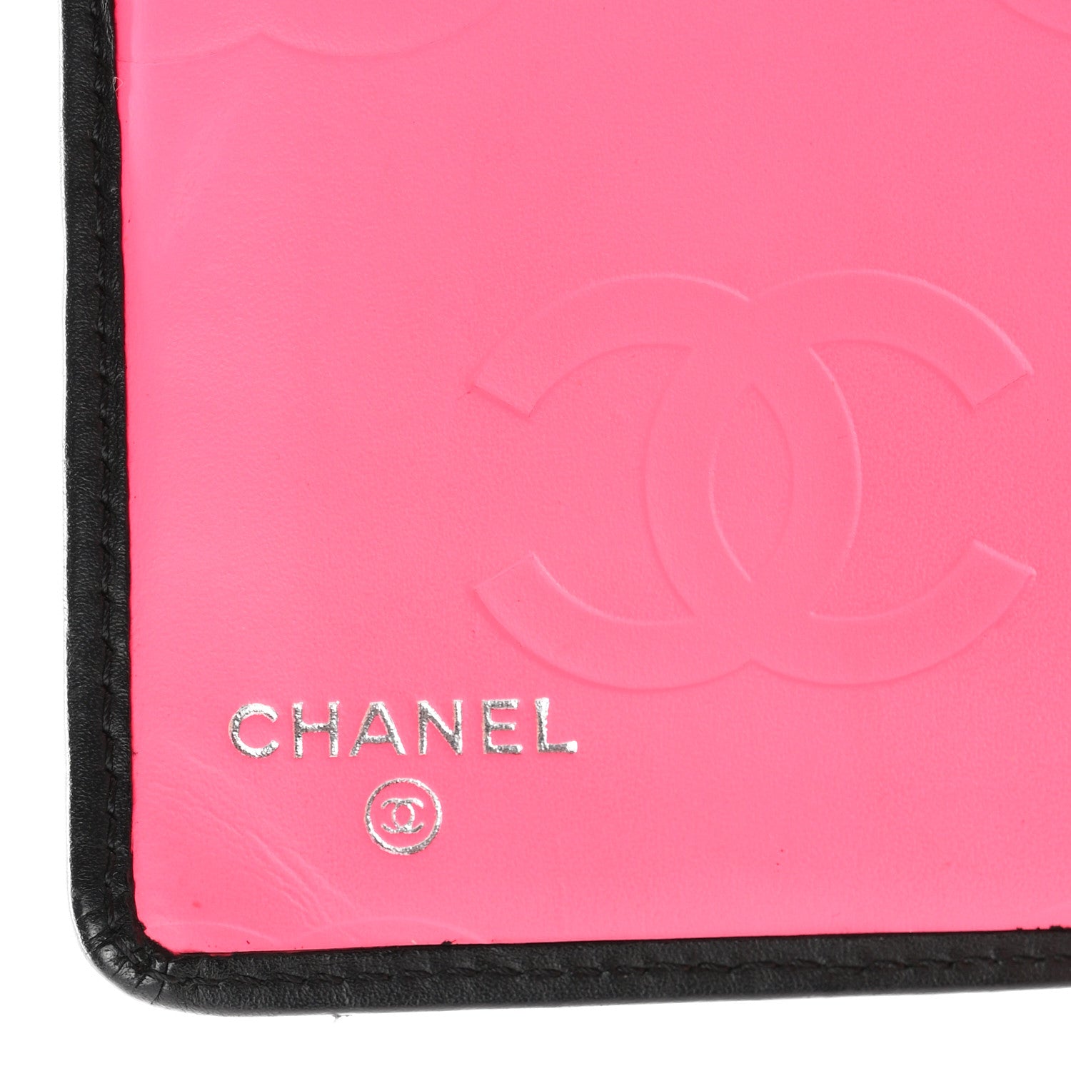 Chanel Calfskin Quilted Cambon Yen Wallet Black 6 of 8