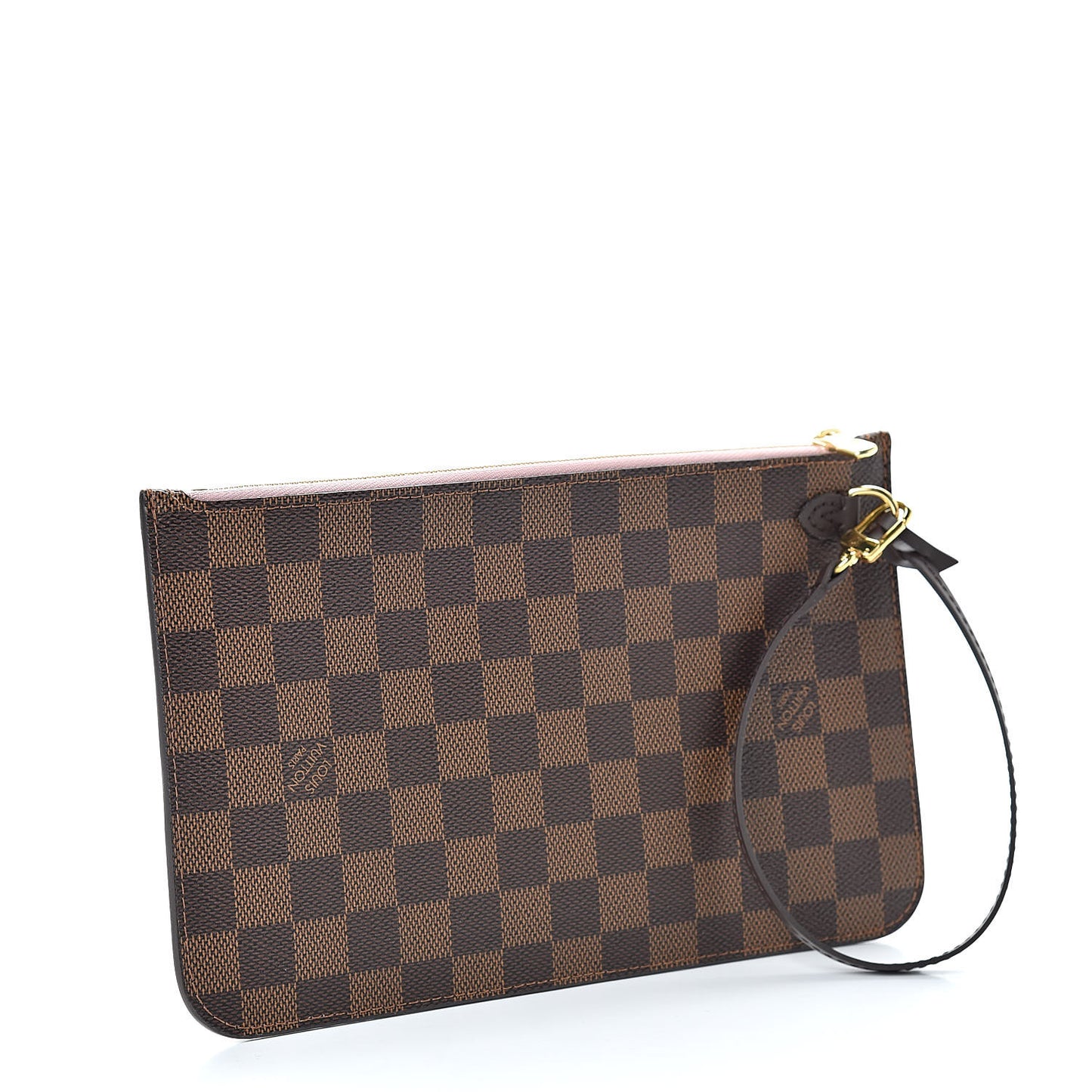 Damier Ebene Neverfull MM GM Pochette Rose Ballerine