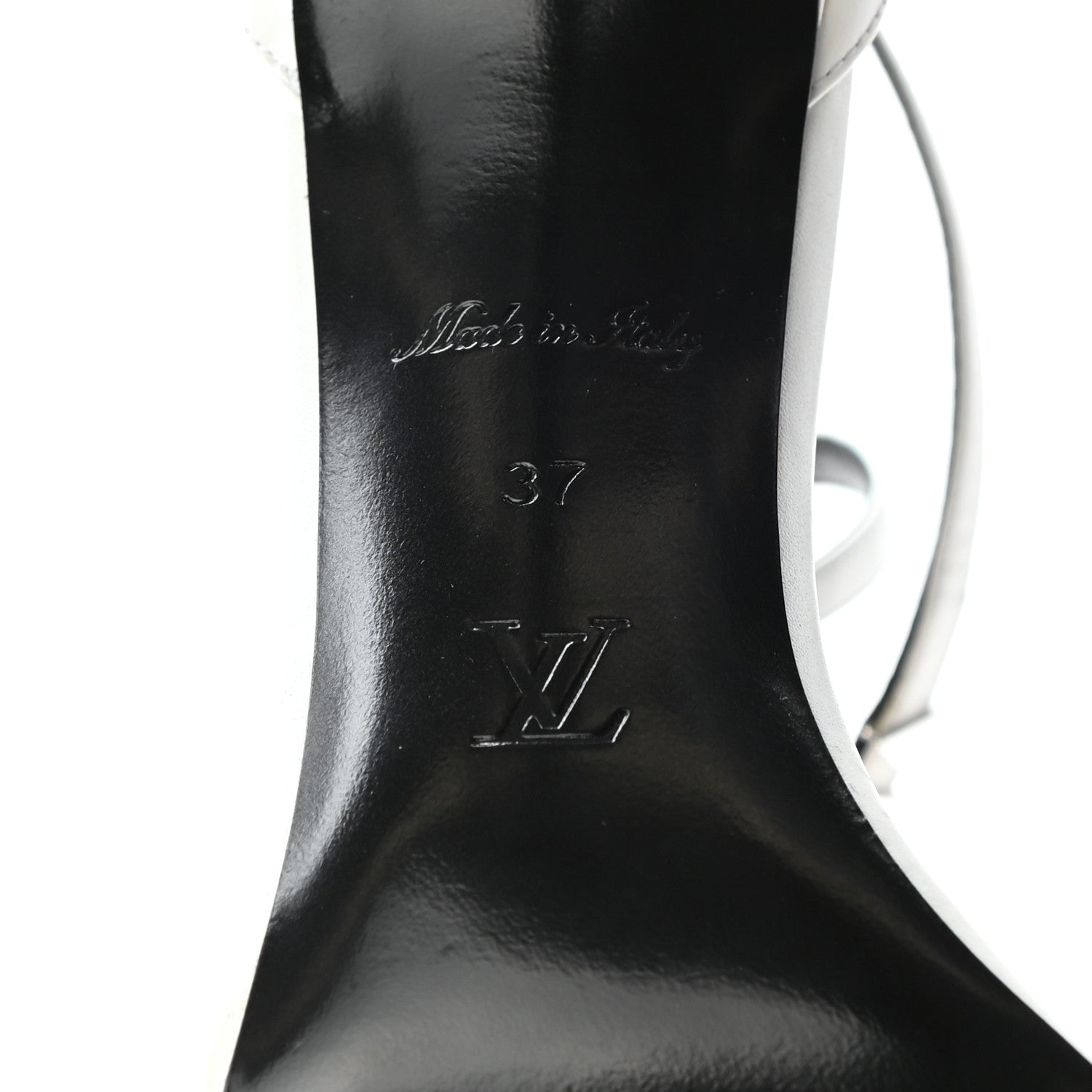 Louis Vuitton Calfskin Call Back Sandals 37 White 6 of 10