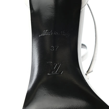 Louis Vuitton Calfskin Call Back Sandals 37 White 6 of 10