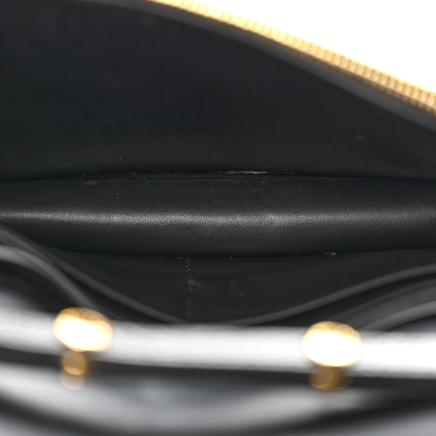 Derby Calfskin House Check Wallet On Chain Black