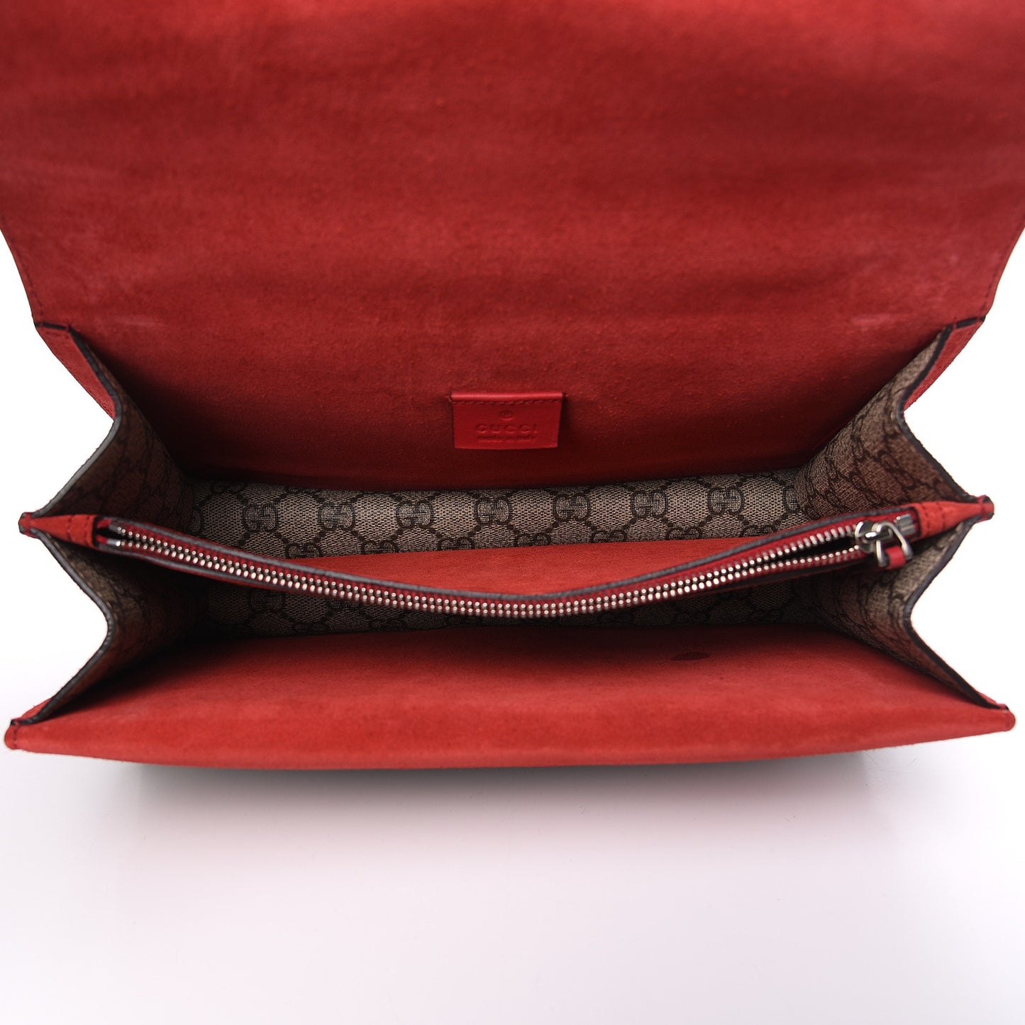 GG Supreme Monogram Small Dionysus Shoulder Bag Red