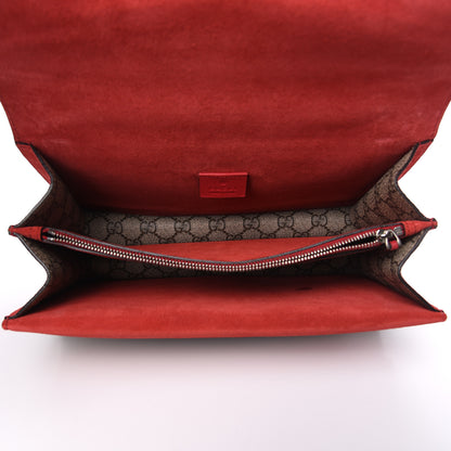 Gucci GG Supreme Monogram Small Dionysus Shoulder Bag Red 5 of 12